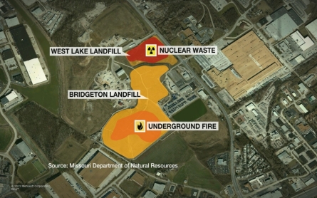 St. Louis landfill fire threatens nuclear waste area